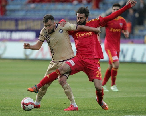 2014-2015 TFF 1.Lig ANKARASPOR - KAYSERİSPOR 0-0 Maç Görseli