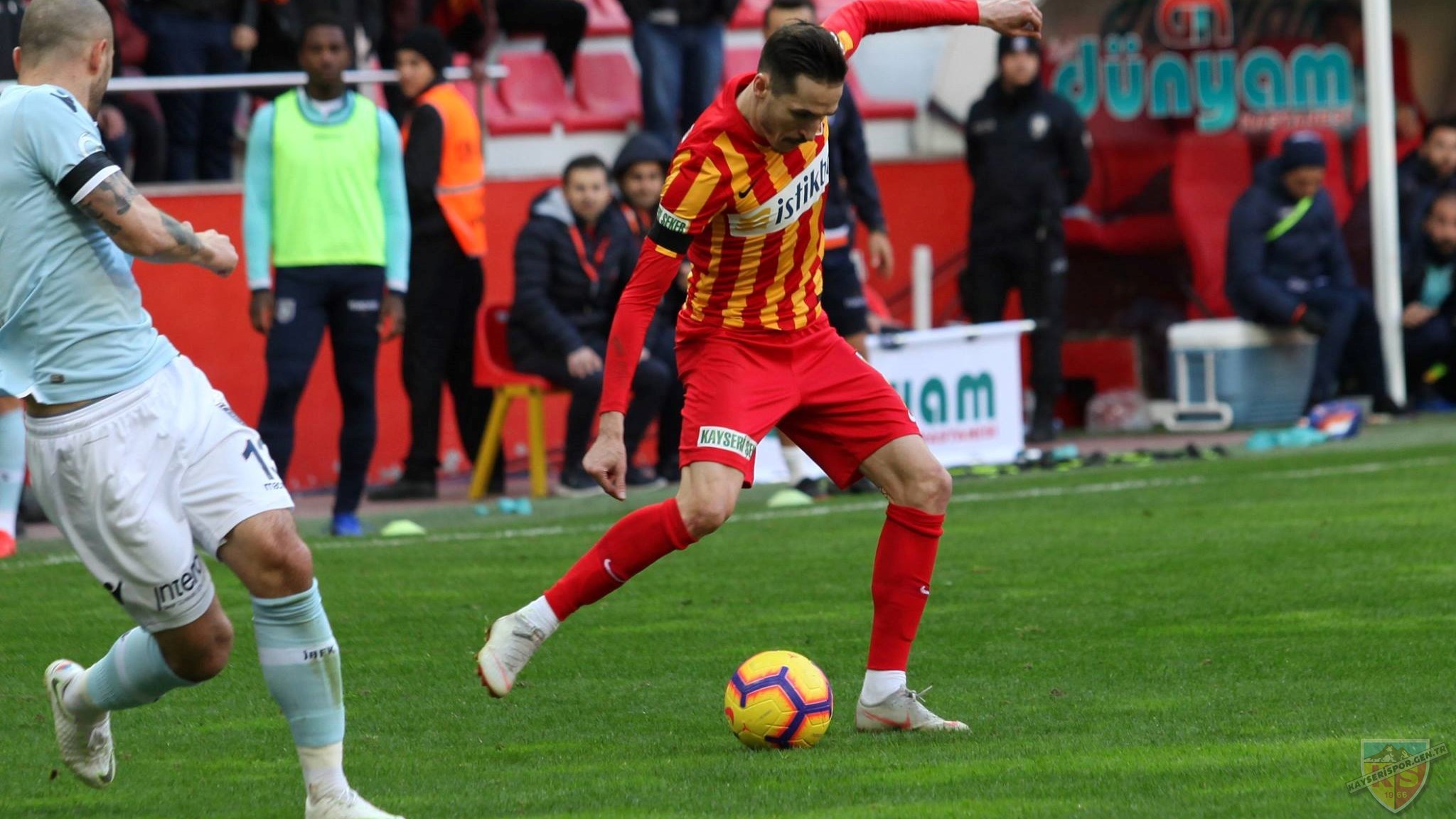 2018-2019 Süper Lig KAYSERİSPOR - BAŞAKŞEHİR FK 1-1 Maç Görseli