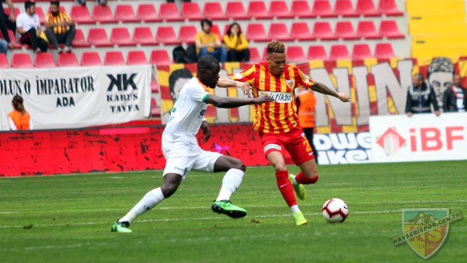 2018-2019 Süper Lig KAYSERİSPOR - ALANYASPOR 1-1 Maç Görseli