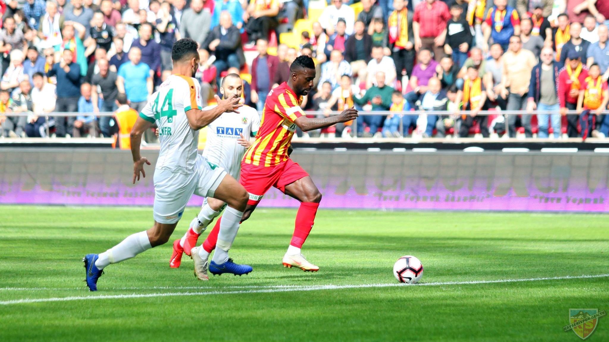 2018-2019 Süper Lig KAYSERİSPOR - ALANYASPOR 1-1 Maç Görseli