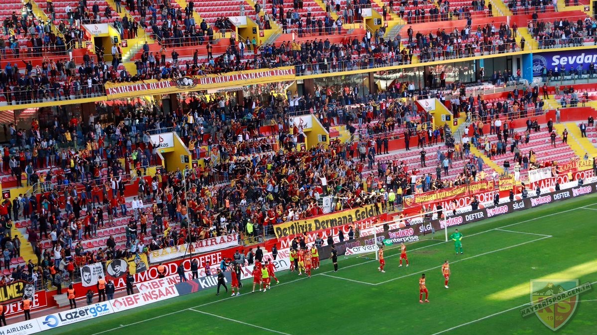 2018-2019 Süper Lig KAYSERİSPOR - KASIMPAŞA 2-1 Maç Görseli