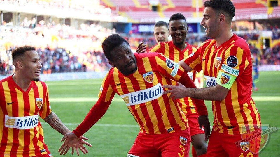 2018-2019 Süper Lig KAYSERİSPOR - KASIMPAŞA 2-1 Maç Görseli