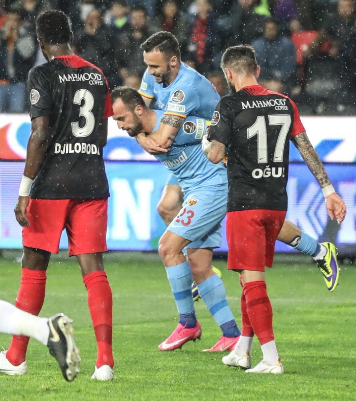2021-2022 Süper Lig GAZİANTEP FK - KAYSERİSPOR 1-1 Maç Görseli