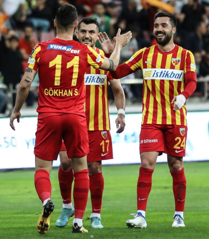 2021-2022 Süper Lig KAYSERİSPOR - YENİ MALATYASPOR 3-0 Maç Görseli