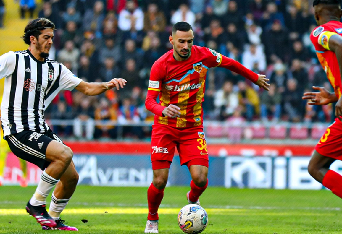 2022-2023 Süper Lig KAYSERİSPOR - BEŞİKTAŞ 0-2 Maç Görseli