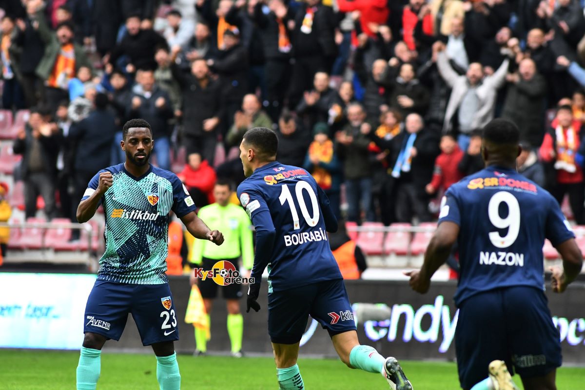 2023-2024 Süper Lig KAYSERİSPOR - HATAYSPOR 1-1 Maç Görseli