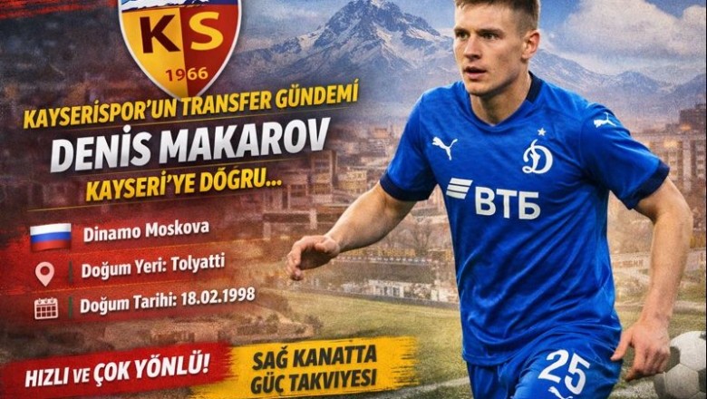 Kayserispor’da Transfer Gündemi: Denis Yevgenyeviç Makarov