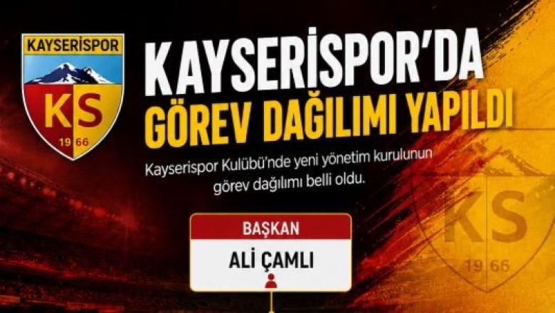 Kayserispor'da Genel Kurul Sonrası Görev Dağılımı Yapıldı.