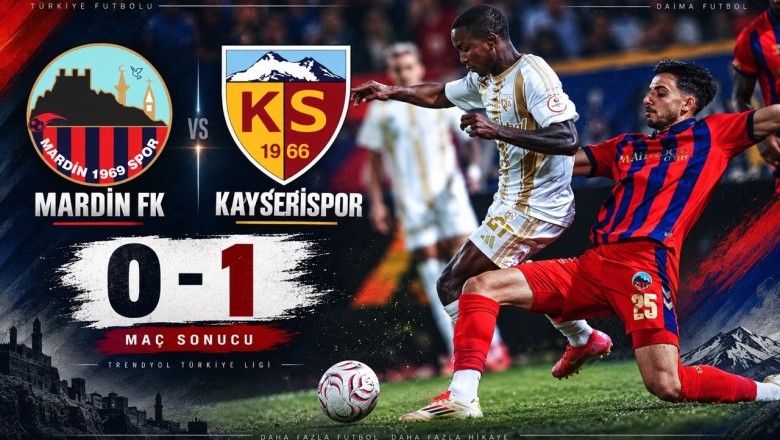 2026-2027 TFF 1.Lig Mardin FK 0-1 Kayserispor
